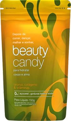Beauty Candy Laranja,Colágeno e Vitaminas